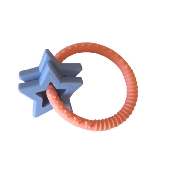 Jellystone Star Teether - Peach (7601785962722)