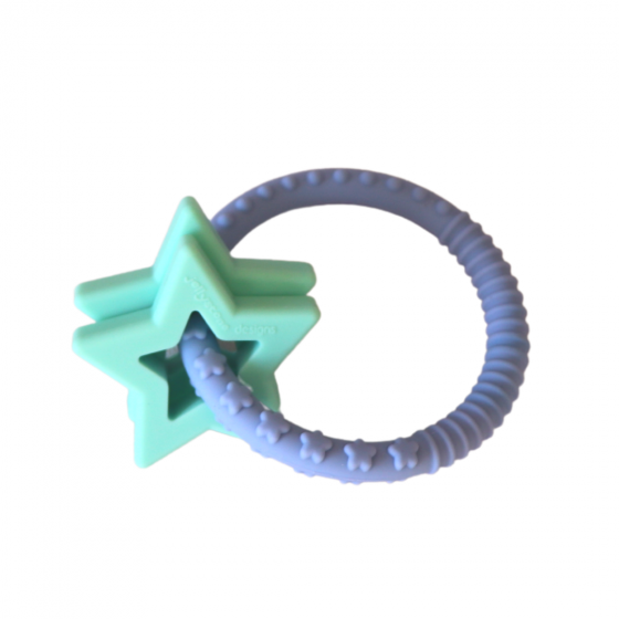 Jellystone Star Teether - Soft Blue (7601786224866)