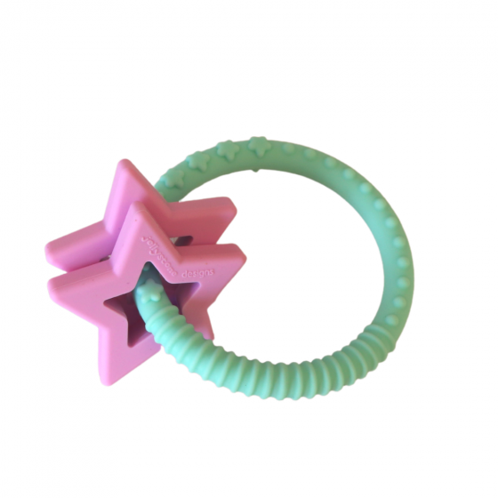 Jellystone Star Teether - Soft Mint (8237398065378)