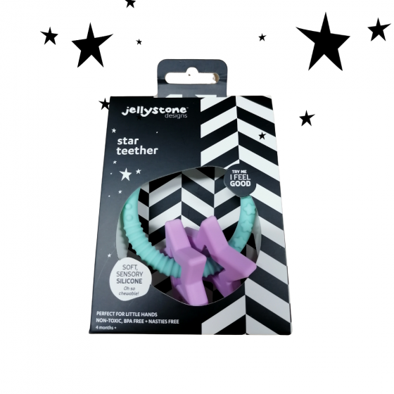 Jellystone Star Teether - Soft Mint (8237398065378)