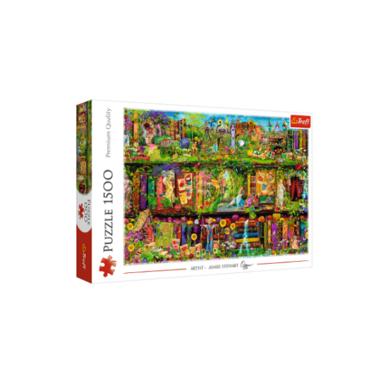 Trefl 1500 Piece Puzzle Fairy bookcase